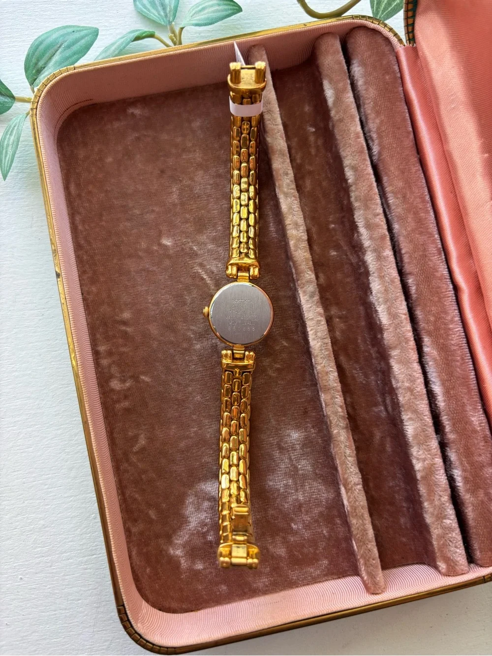 Vintage Seiko Gold-Tone Women’s Bracelet Watch